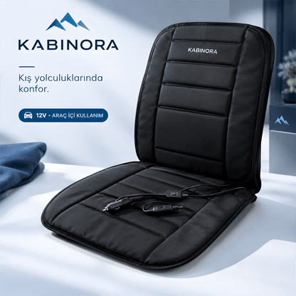 Kabinora 12V Isıtmalı Araç Koltuk Minderi